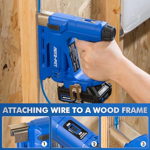 20V Cordless Brad Nailer and Staple Gun with Battery and Charger P541