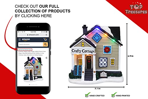 Lighted Musical Christmas Village Collectible Houses U181