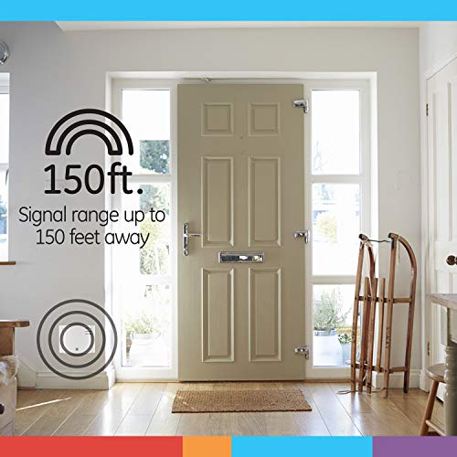 Wireless Doorbell Kit with 2 Push Buttons, 8 Melodies, 4 Volume Levels, 150 Ft Range H33381