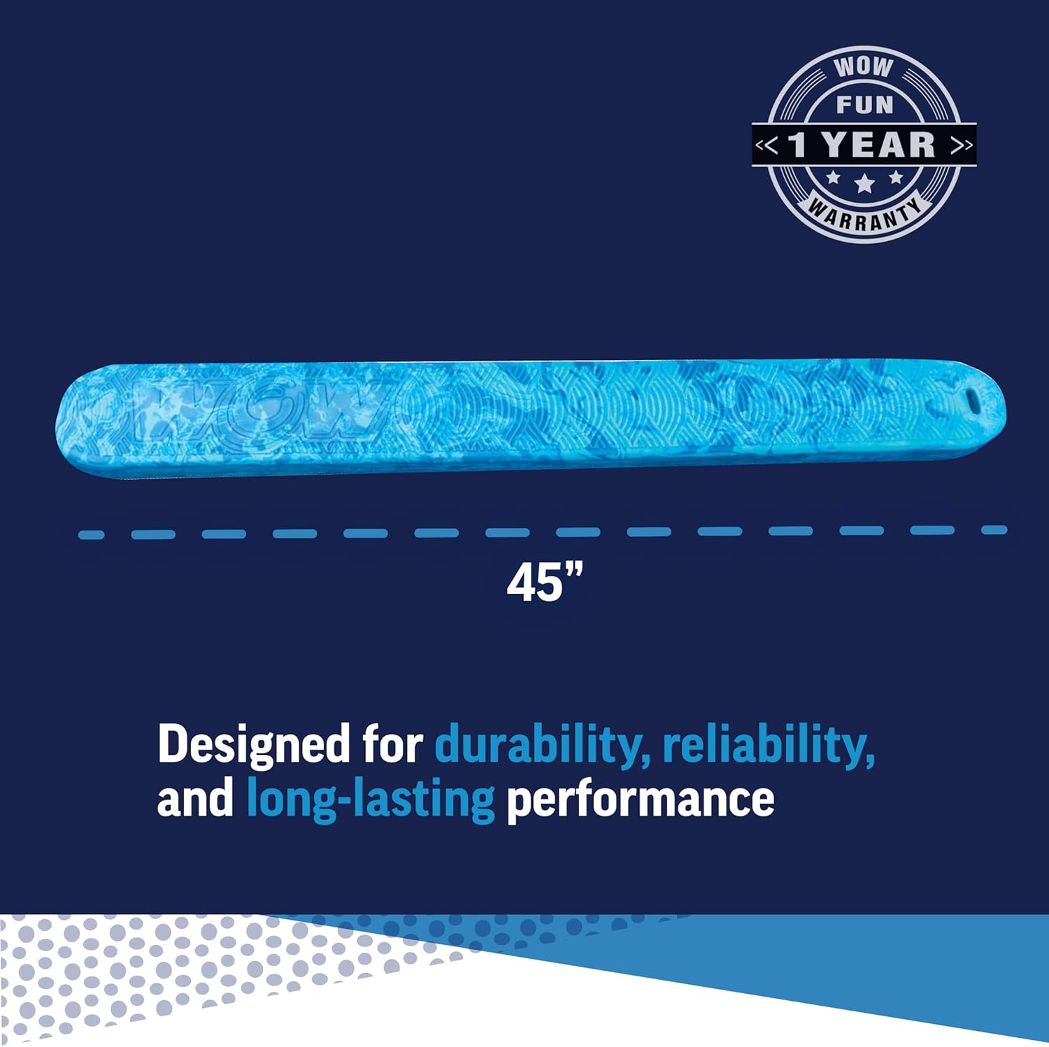 Blue Vacation Mode Pool Noodle for Swimming and Floating P974