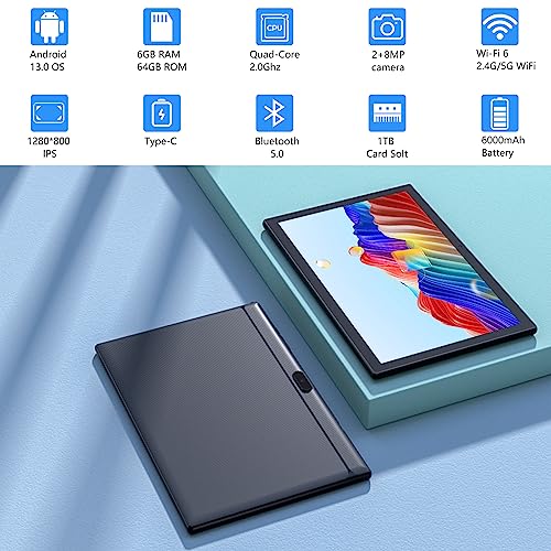 Tablet 10 Inch with Keyboard, Mouse, Case, Stylus, 8GB RAM 64GB ROM N8168
