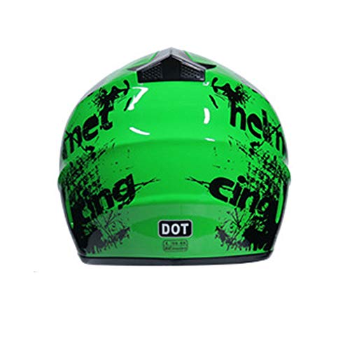 Off-Road Motocross Helmet DOT Certified, Orange, Large V830