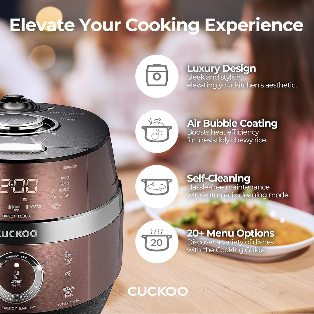 6-Cup Induction Heating Pressure Rice Cooker E598474