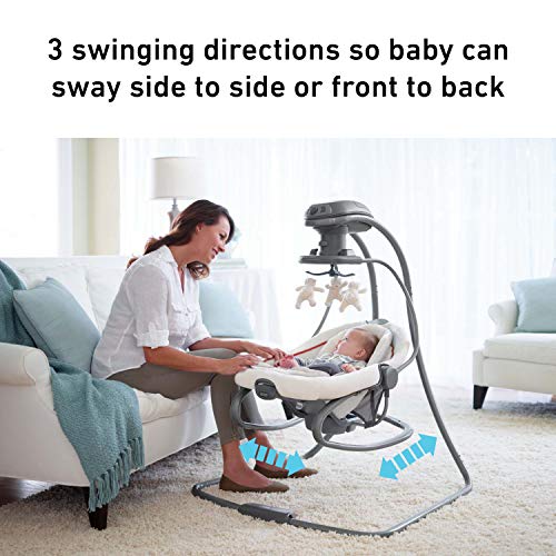 Swing and Rocker with Removable Seat and 6 Speeds A2651