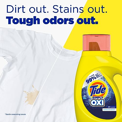 Liquid Laundry Detergent, Refreshing Breeze, 20 Loads H3927