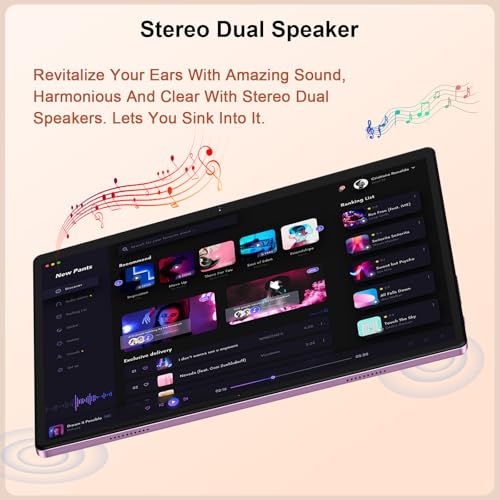 Android 14 Tablet, 10.1 Inch Touchscreen, 22GB RAM, 128GB Storage, 8000mAh Battery Q44120