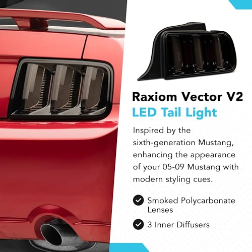 Smoked Lens Tail Lights for 05-09 Mustang H482664