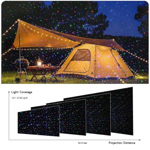 Outdoor Garden Laser Lights Projector, Red Green Blue W601936