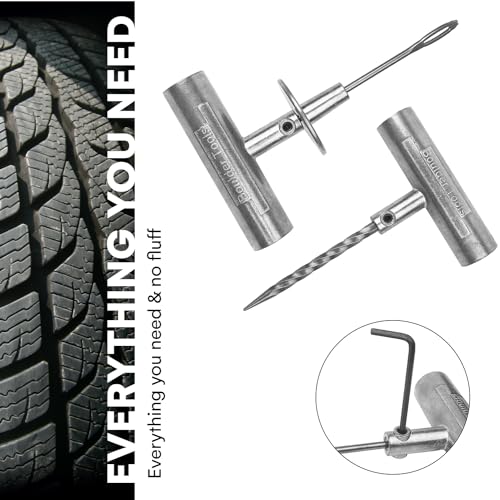 Compact Tire Repair Kit with Molle Storage Pouch H8773