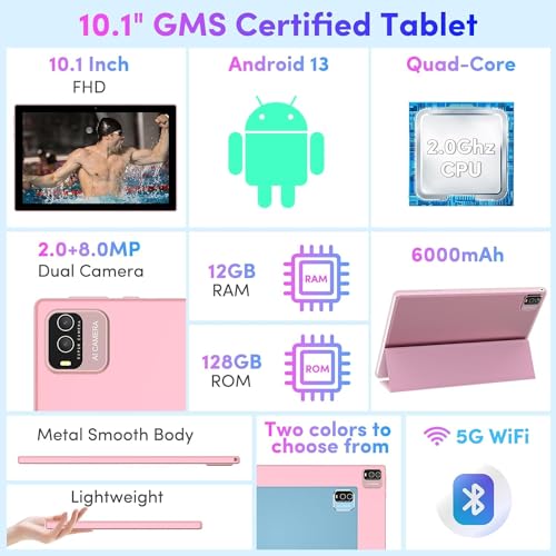 10 Inch Android Tablet with Keyboard Case Mouse Stylus J550018