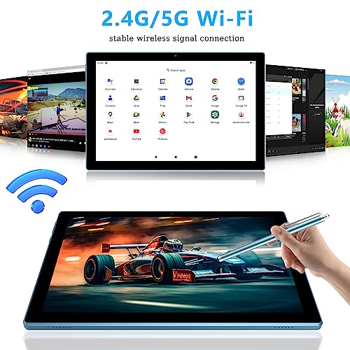 Android Tablet 10.1 Inch with Keyboard, 64GB ROM, 8GB RAM V203