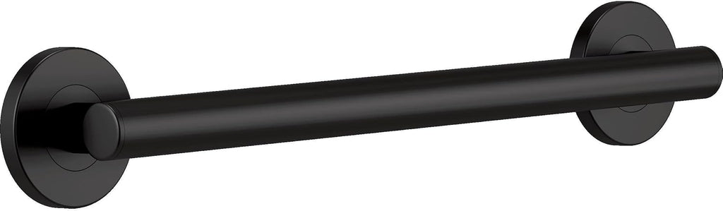 Delta Faucet 41818-BL Contemporary Concealed Screw ADA-Compliant Decorative Grab Bar, 18", Matte Black, 18 In