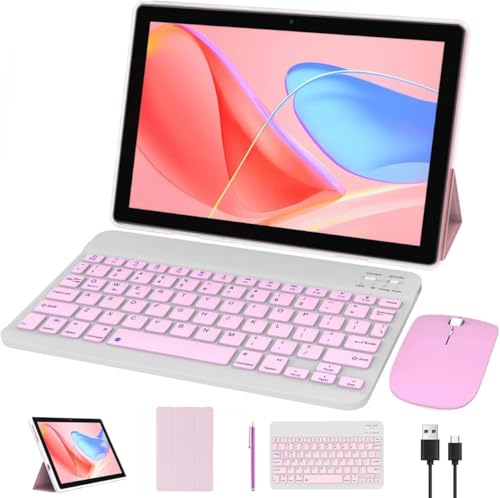 Android Tablet 10.1 Inch with Keyboard, 64GB ROM, 8GB RAM V203