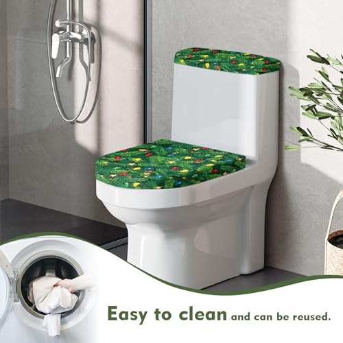 Christmas Toilet Lid and Tank Cover Set for Bathroom Decor K51670