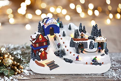 Lighted Musical Christmas Village Collectible Houses U181