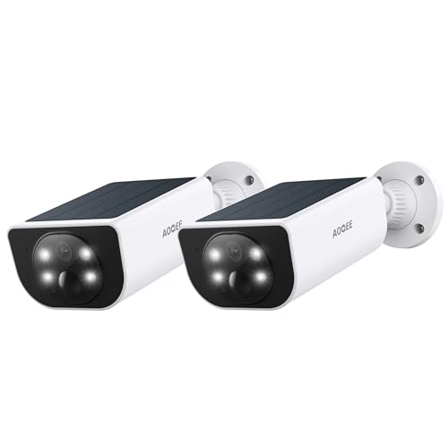 2K Wireless Security Camera Outdoor with AI Motion Detection and Solar Charging B676