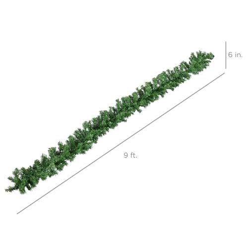 Pre-Lit Holiday Christmas Garland for Stairs, Fireplace with 50 Lights U582051