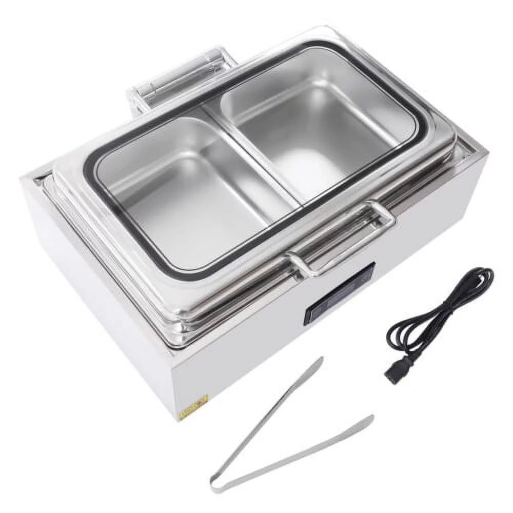 Stainless Steel Electric Chafing Dish Buffet Food Warmer 9QT C887979