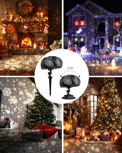 Laser Christmas Projector Lights Outdoor with Remote, Waterproof D5764