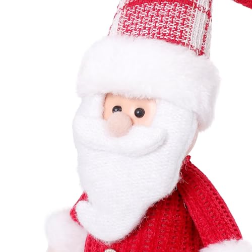 Red & White Singing Dancing Santa Claus Holiday Home Decoration H458