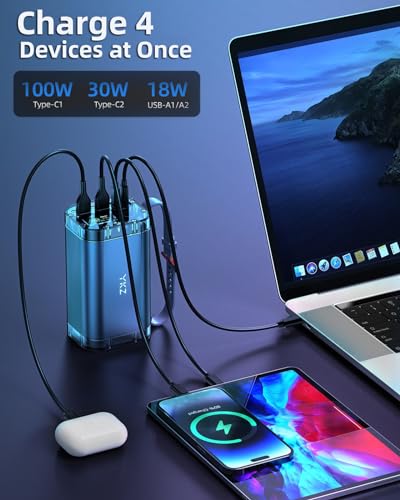 100W Portable Charger 40000mAh Power Bank with Digital Display E436