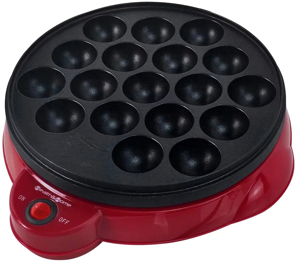 Electric Takoyaki Maker with Non-Stick Plate, Portable and Easy Clean V720032