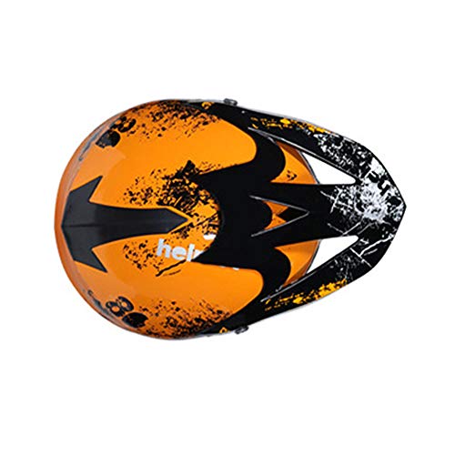 Off-Road Motocross Helmet DOT Certified, Orange, Large V830
