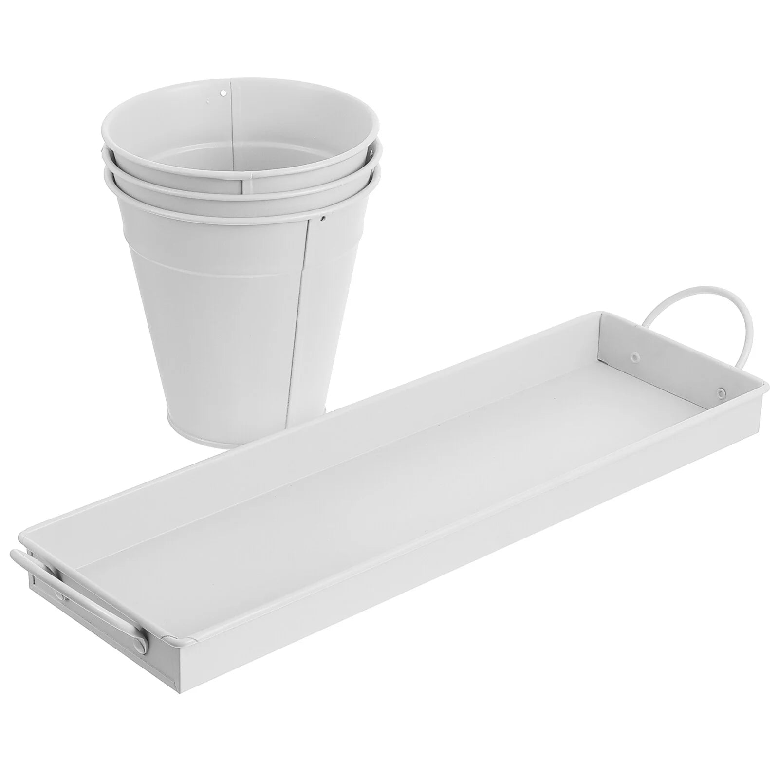 9 pcs Garden Flower Pot with Tray E203332
