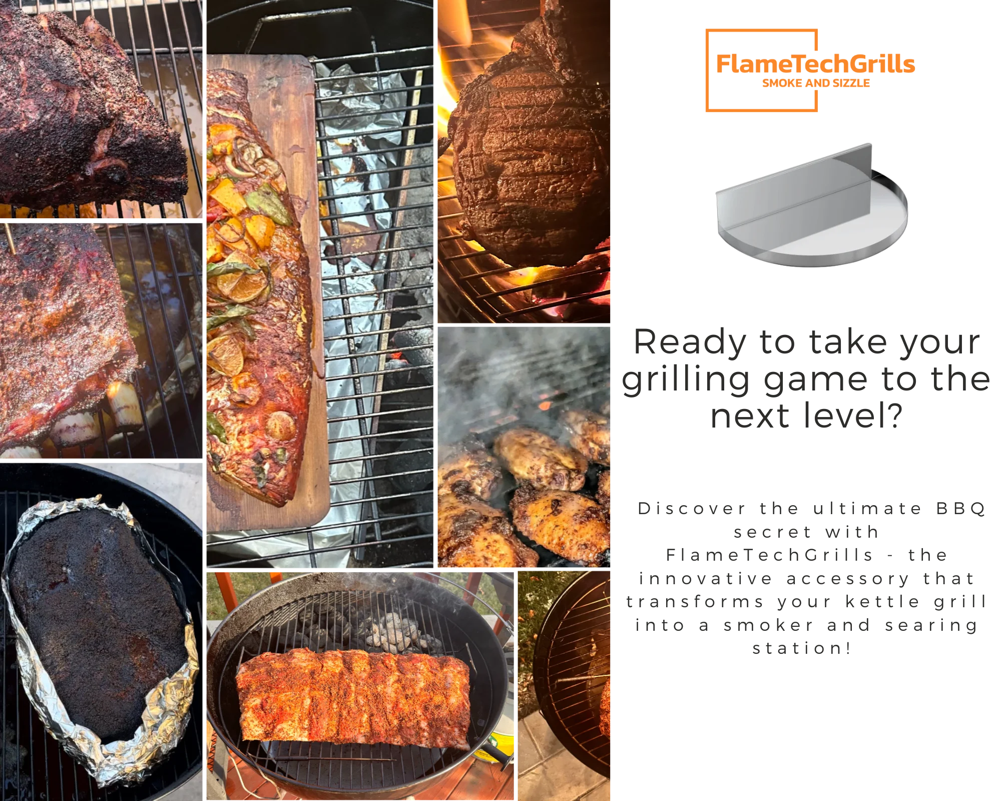 Charcoal Basket and Drip Tray for 22" Kettle Grill X28453
