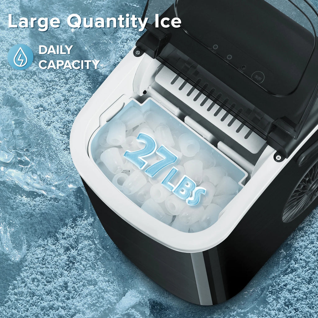 Portable Ice Maker Countertop, Self-Cleaning, 26lbs/24H U8082