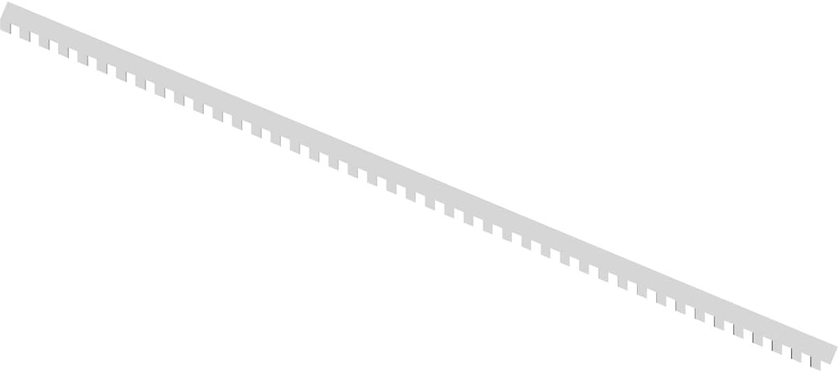 PVC Dentil Trim, White T65253