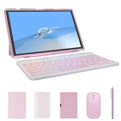 10 inch Android Tablet with Keyboard Case, 6GB RAM 32GB ROM S7781