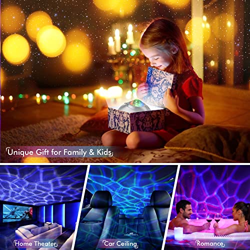 Galaxy Projector with Bluetooth Speaker and White Noise for Bedroom P99664