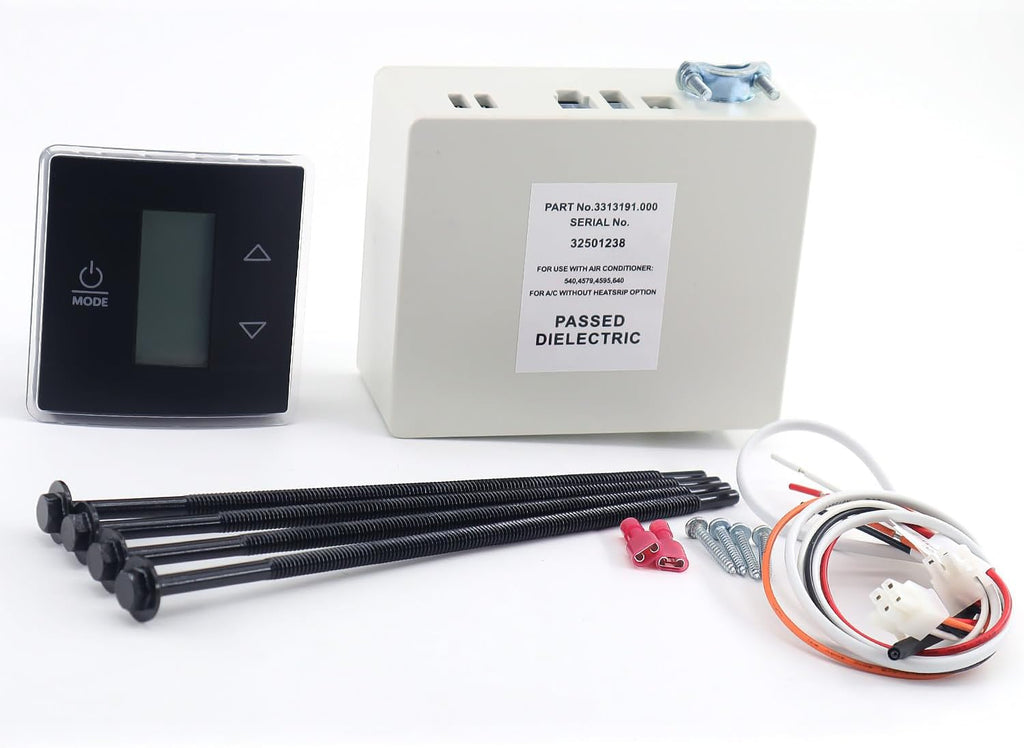 RV Wall Thermostat and Relay Box for Camper Air Conditioners B545