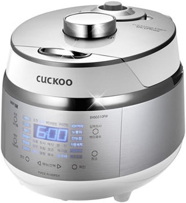 CUCKOO CRP-EHS0310FW IH Electric Rice Pressure Cooker 3 Cups English Voice_220V & Exclusive Simple English User Manual