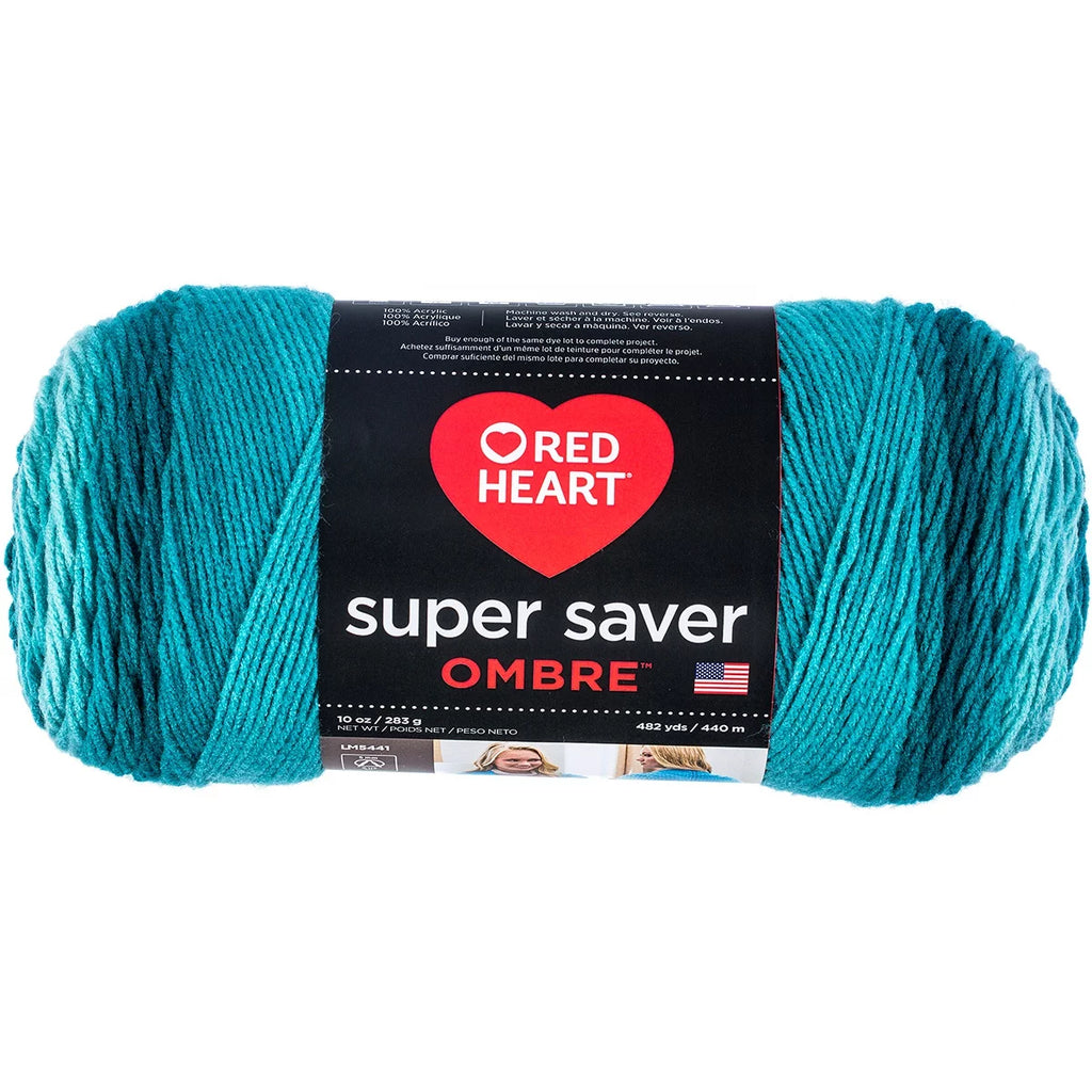 Ombre Yarn Deep Teal, 2-Pack Z845