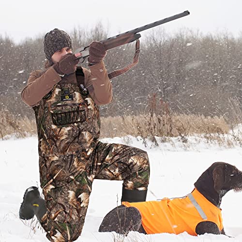 Waterproof Fleece-Lined Chest Waders for Men with Insulated Boots G334