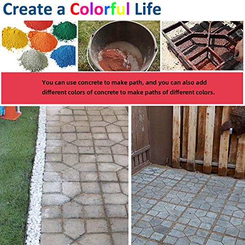 15.7"x15.7"x1.57" Reusable Concrete Path Maker Mold for Stepping Stone Paver R558