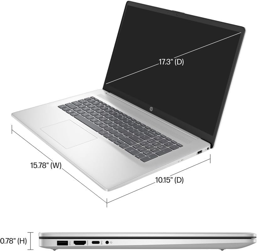 17.3" FHD Business Laptop, Intel 6-Core i3, 8GB RAM, 1TB SSD, Windows 11 K75235