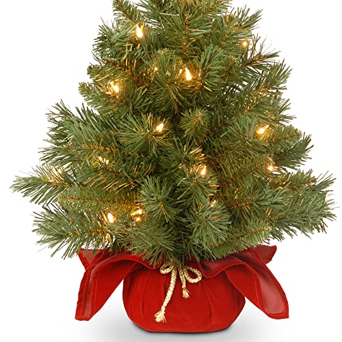 24 in Pre-Lit Mini Artificial Christmas Tree with 35 Clear Lights R420697