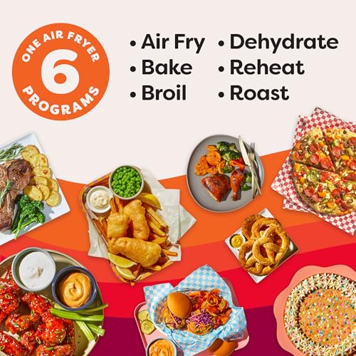 Air Fryer 4QT with 6-in-1 Functions Q74716