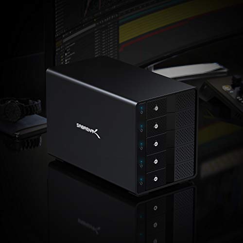 USB 3.2 5-Bay SATA Hard Drive Docking Station with USB-C 10Gbps A4585