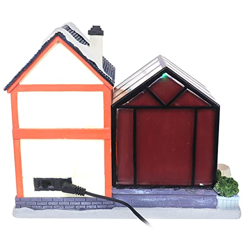 Lighted Musical Christmas Village Collectible Houses U181