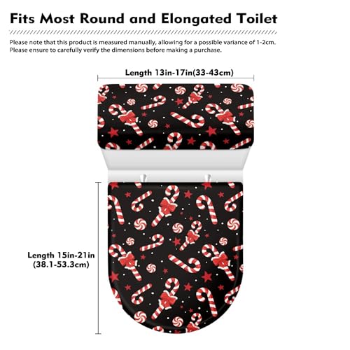 Christmas Toilet Lid and Tank Cover Set for Bathroom Decor K51670