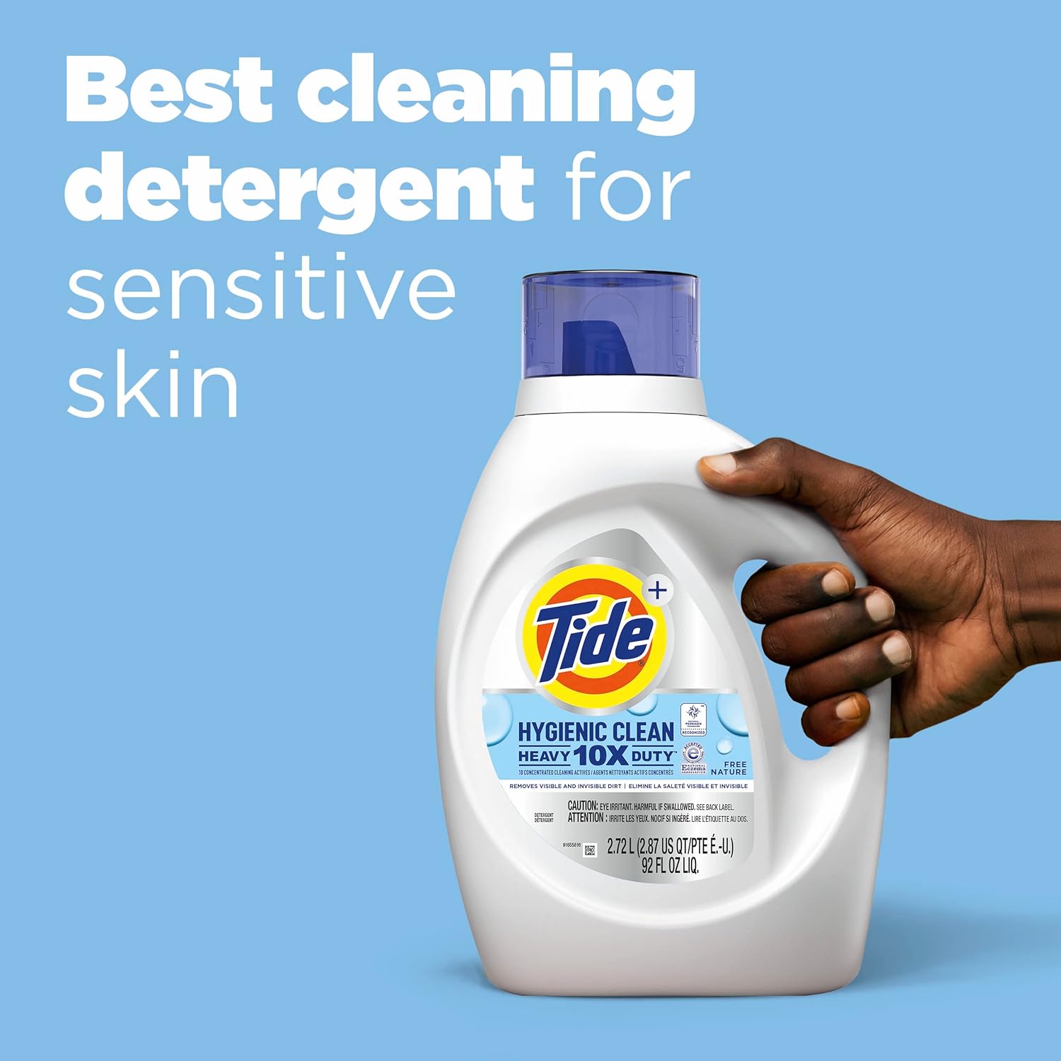 Heavy Duty Unscented Laundry Detergent Liquid, 100 Loads Y90976