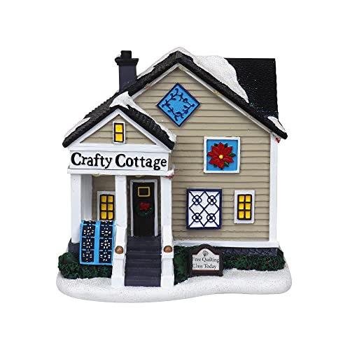 Lighted Musical Christmas Village Collectible Houses U181
