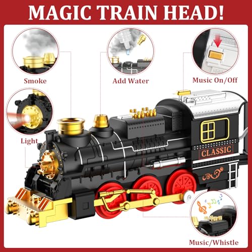 Train Set with Smokes, Lights and Sound for Toddlers G638