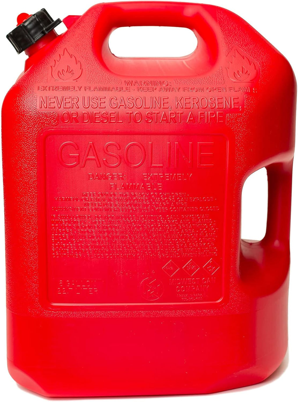 6 Gallon Gasoline Can with Auto Shut Off Spout L807