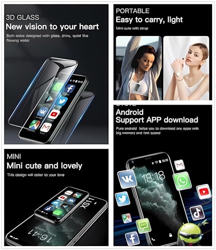 Mini Smartphone 3G Unlocked Android 6.0 Dual SIM 1GB RAM 8GB ROM C823