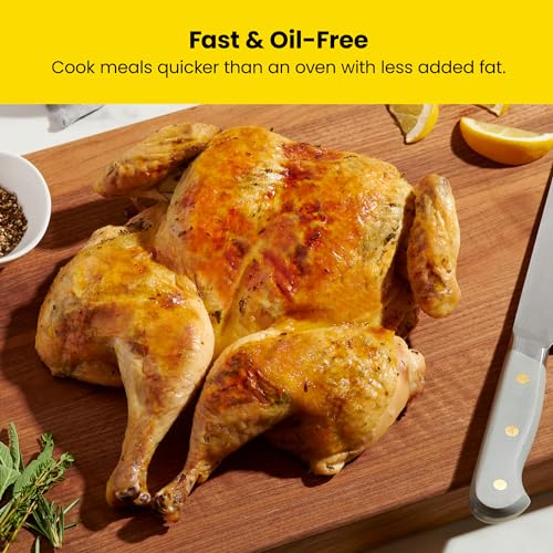 XL 8-Qt Touch Air Fryer, Digital Presets, Nonstick Dishwasher-Safe N17083